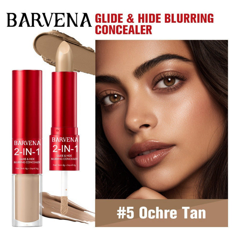 Blemishes | Waterproof & Sweatproof | Blurs Pores & Fine LinesConcealer and Foundation 2-in-1 Stick