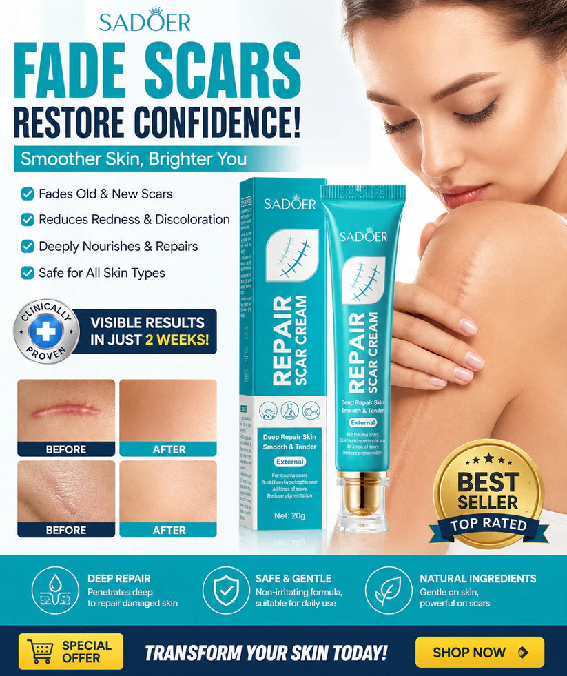 Advanced Scar Repair Cream Fade Old &New Scars|Smooth & Restore Skin-SUY