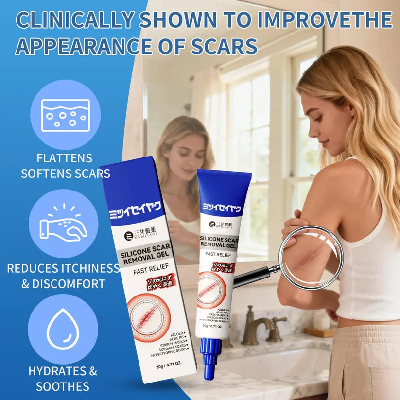 Buy1GetlFreeš„Advanced Silicone Scar &Wrinkle Smoothing Gel