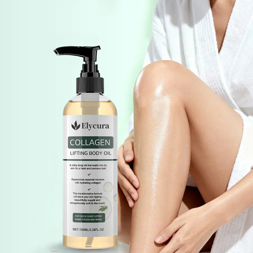 Elycura™ Collagen Oil Tightens and lifts sagging skin by 98% within 24 hours