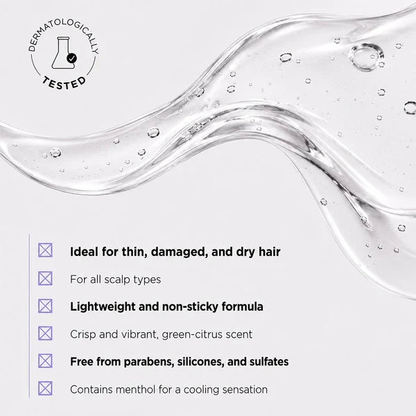 Hair Thickening Roll-On Serum Reduces Hair Shedding / Targets Thinning Areas / Nourishes the Scalp Support fuller, healthier-looking hair every day
