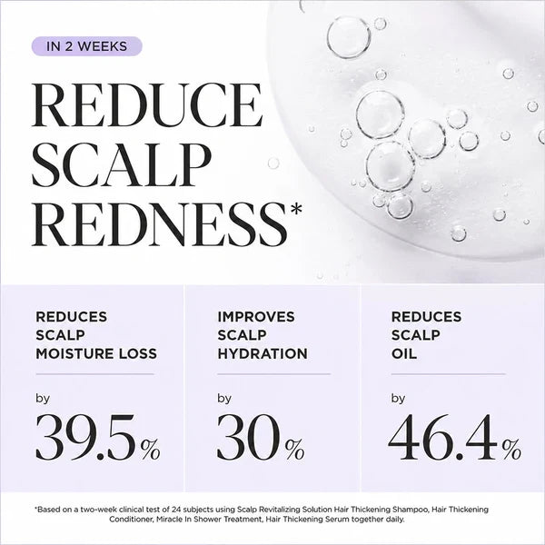 Hair Thickening Roll-On Serum Reduces Hair Shedding / Targets Thinning Areas / Nourishes the Scalp Support fuller, healthier-looking hair every day
