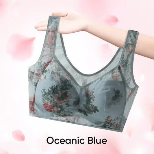 🎁 Super gather bra | Ice Silk Lace Cooling Comfort Bra