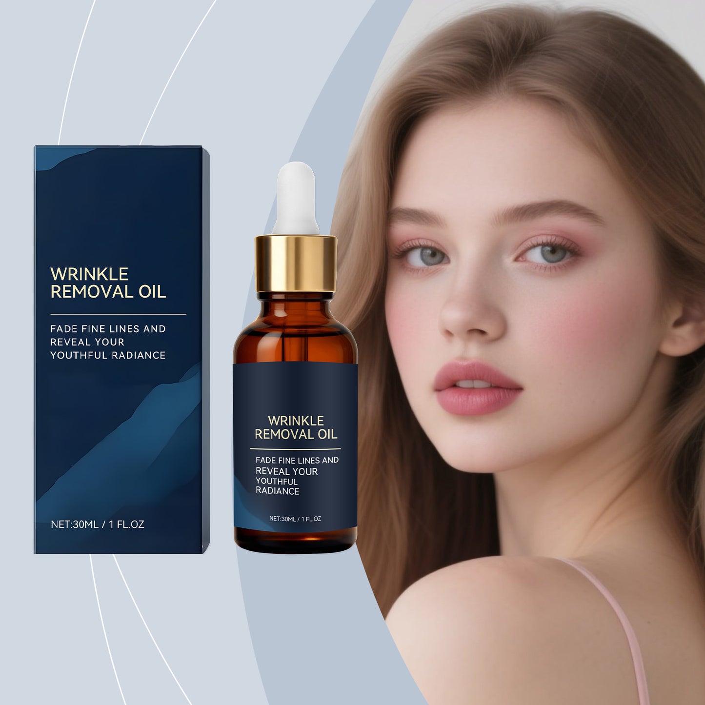 Gentle eye care serum oil