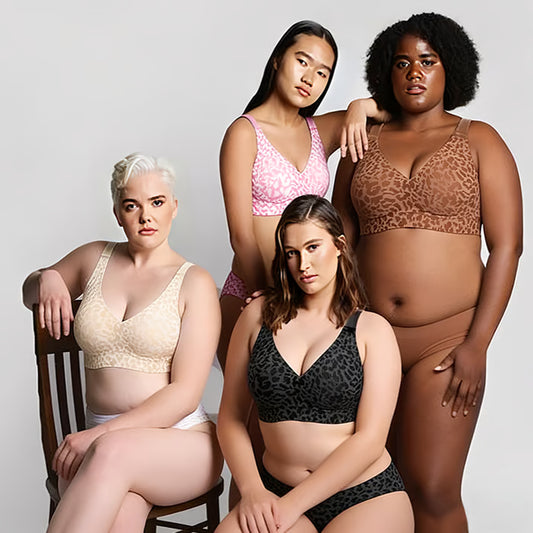 🏆🔥Super Firming Leopard Print Jelly Bra | Women Wirefree Bras 👍No More Sagging Breasts