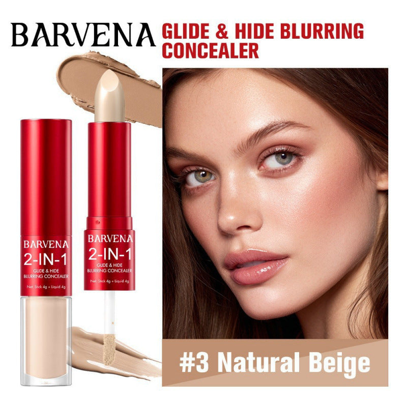 Blemishes | Waterproof & Sweatproof | Blurs Pores & Fine LinesConcealer and Foundation 2-in-1 Stick