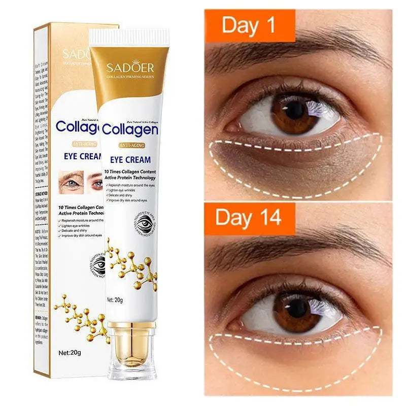 Instant Eye Bag Removal Cream Collagen Removal Wrinkles Firming Skin Fade Fine Lines Brighten Dark Circle