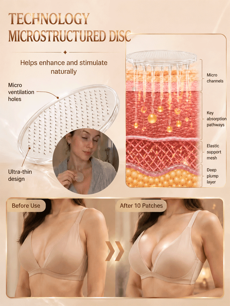 🔥🥇Luxevéria® Targeted Breast Enhancement Advanced Nano Microneedle Patch