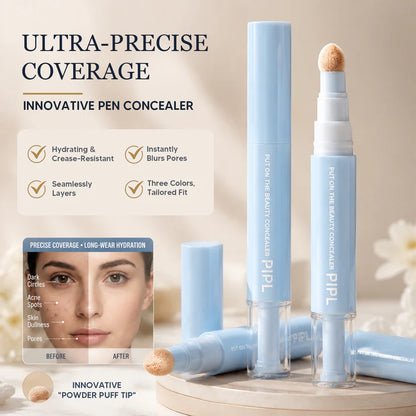 1Pc PIPL Moisturizing Concealer Face Brightening Concealer Covering Acne Scar and Dark Circles Under Highlighter Stick Concealer