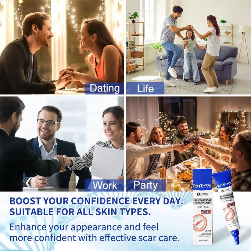 Buy1GetlFree🔥Advanced Silicone Scar &Wrinkle Smoothing Gel