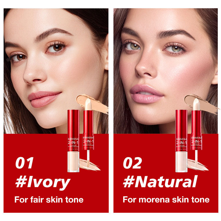 Blemishes | Waterproof & Sweatproof | Blurs Pores & Fine LinesConcealer and Foundation 2-in-1 Stick
