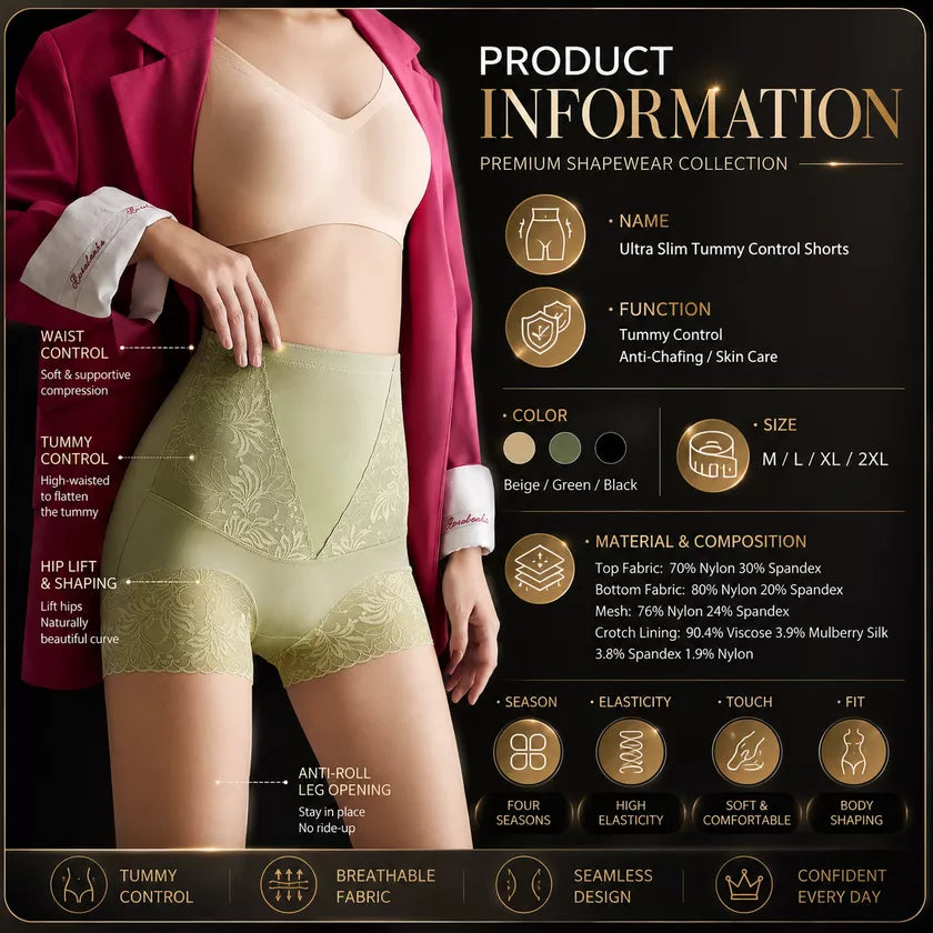 🔥High-waisted, strong tummy control, seamless, hip-lifting, shaping leggings for women