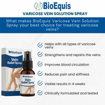 BARUBT Varicose Vein Solution Spray | Reduce Leg Pain and Swelling by 90% – Eliminate Varicose Veins in 2 Weeks!