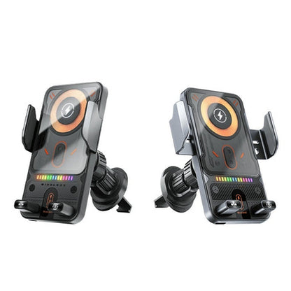 2-in-1 Smart Wireless Car Phone Mount