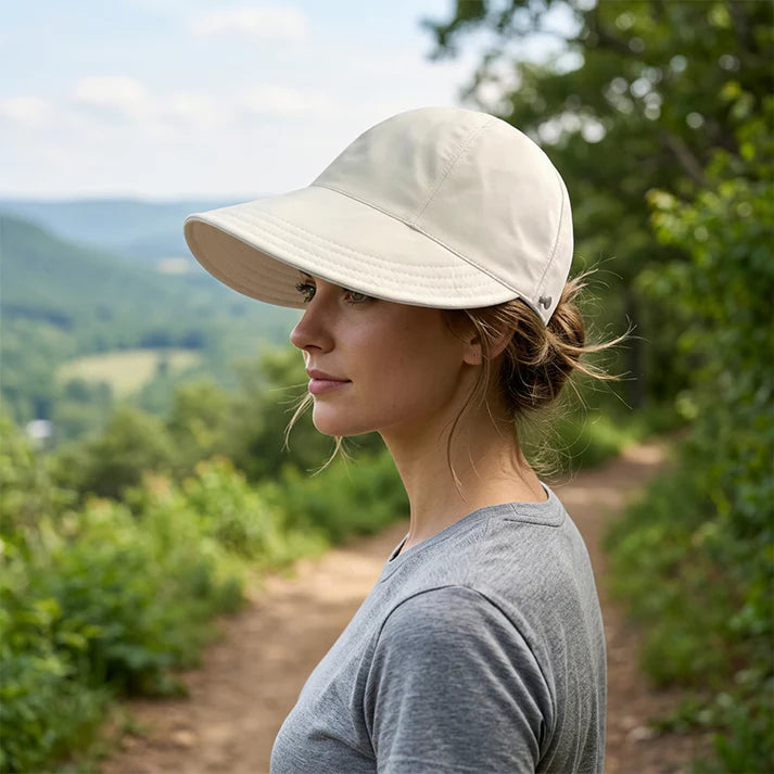 🔥LAST DAY SALE: ONLY $26.99!!🎁✨Women’s UPF 50+ Elegant Foldable Sun Hat – Wide-Brim Cotton Bucket Hat with Neck Flap & Adjustable Strap 🌞🇬🇧 | Packable, Breathable & Beach-Ready