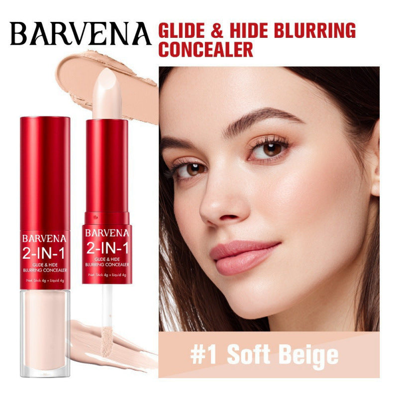 Blemishes | Waterproof & Sweatproof | Blurs Pores & Fine LinesConcealer and Foundation 2-in-1 Stick