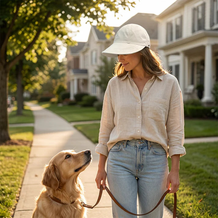 🔥LAST DAY SALE: ONLY $26.99!!🎁✨Women’s UPF 50+ Elegant Foldable Sun Hat – Wide-Brim Cotton Bucket Hat with Neck Flap & Adjustable Strap 🌞🇬🇧 | Packable, Breathable & Beach-Ready