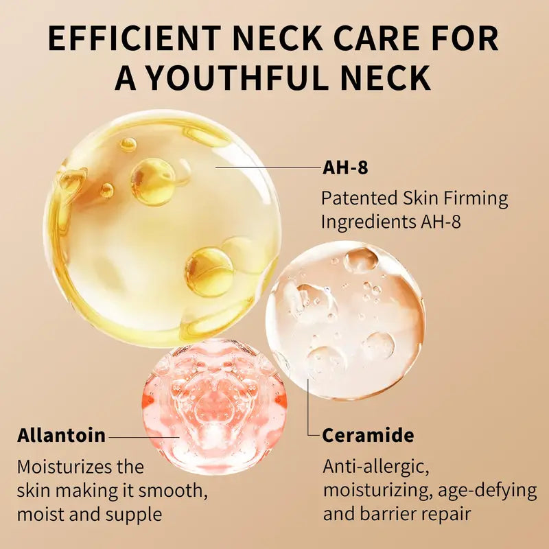 YCZ Neck Firming Cream, Upgraded Formula | Deep Hydration for Crepey Neck & Body Skin | Cruelty-Free Skincare