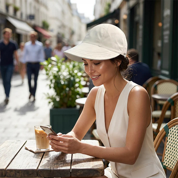 🔥LAST DAY SALE: ONLY $26.99!!🎁✨Women’s UPF 50+ Elegant Foldable Sun Hat – Wide-Brim Cotton Bucket Hat with Neck Flap & Adjustable Strap 🌞🇬🇧 | Packable, Breathable & Beach-Ready