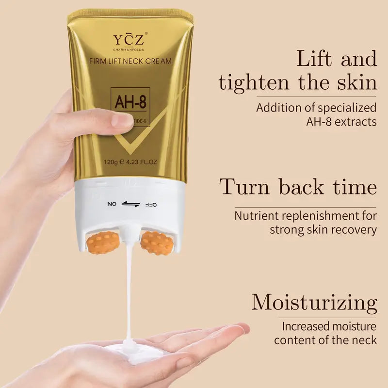 YCZ Neck Firming Cream, Upgraded Formula | Deep Hydration for Crepey Neck & Body Skin | Cruelty-Free Skincare
