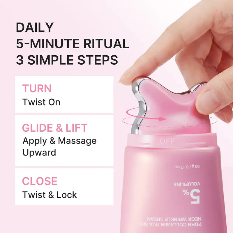 Neck and Face Jaw MassageCream Collagen Cream