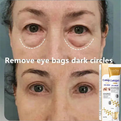 Instant Eye Bag Removal Cream Collagen Removal Wrinkles Firming Skin Fade Fine Lines Brighten Dark Circle