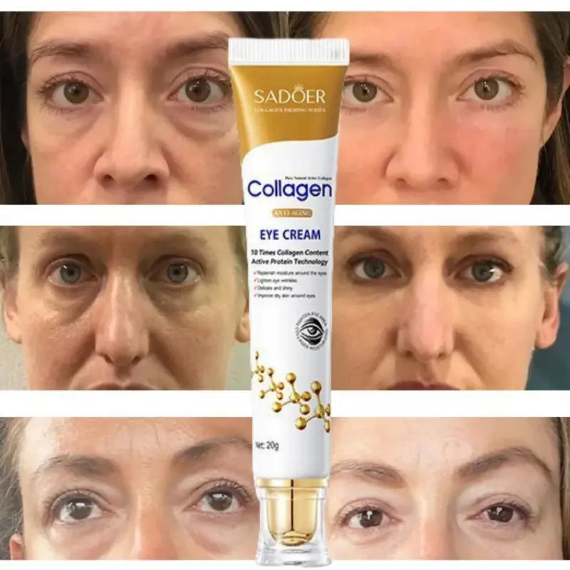 Instant Eye Bag Removal Cream Collagen Removal Wrinkles Firming Skin Fade Fine Lines Brighten Dark Circle