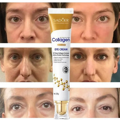 Instant Eye Bag Removal Cream Collagen Removal Wrinkles Firming Skin Fade Fine Lines Brighten Dark Circle