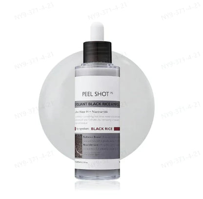 Peel Shot Glow Rice Ampoule Duo - Serums for Brightening, Exfoliating, and Moisturizing🌾